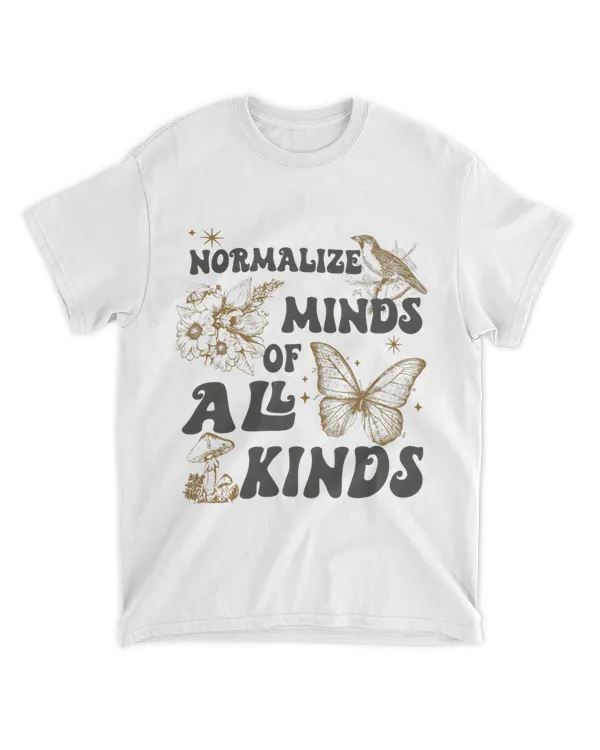 Normalize Minds Of All Kinds Autism Neurodiversity Tees