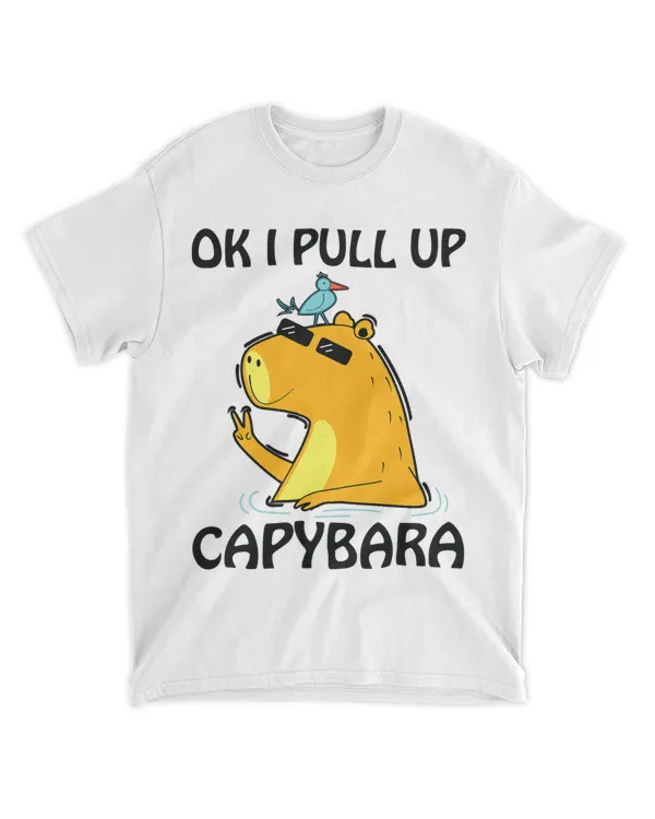 OK I Pull UP Capybara Kids Youth Boys Girls