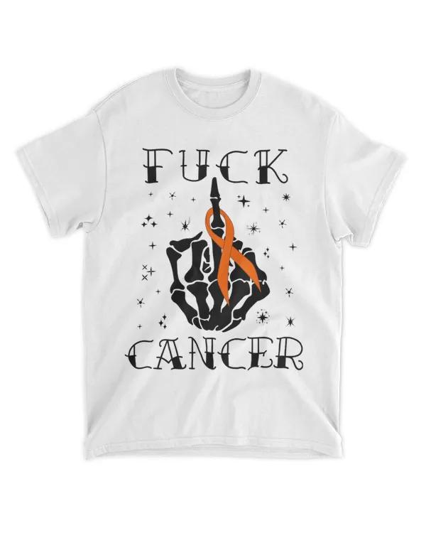 Fuck Cancer Tattoos Survivor Orange Ribbon Kidney Cancer 43