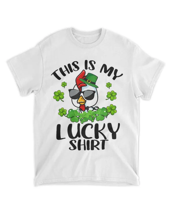 Funny St Patricks Day Chicken This Is My Lucky
