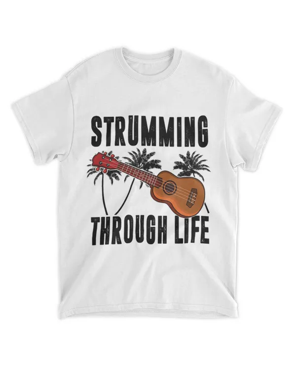 Strumming Through Life Guitar Uke Music Teacher Ukulele 22