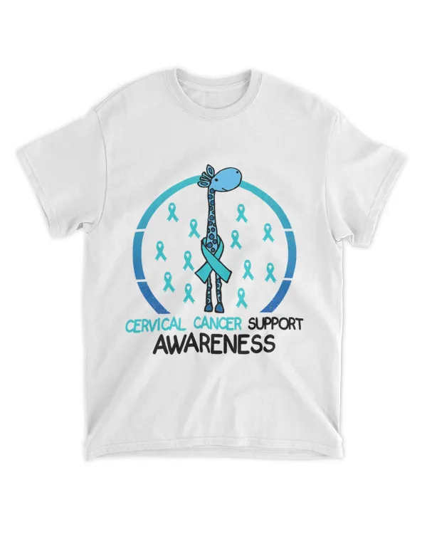 Giraffe Cervical Cancer tee Cervical Cancer Support Awarenes