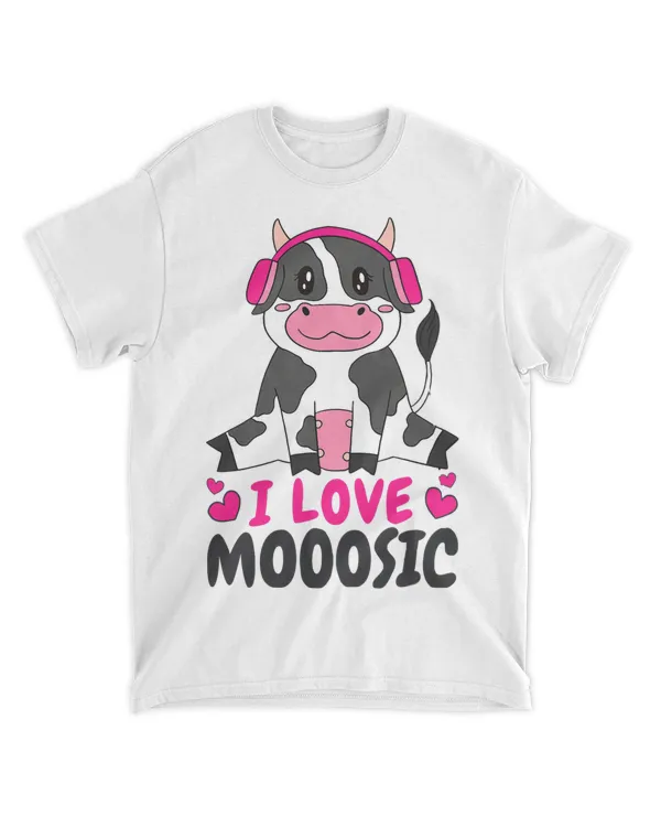 Milk Cow Loves Music Livestock Breeder Organic Farmer