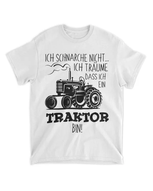 I dont snore I dream that I am a tractor german words