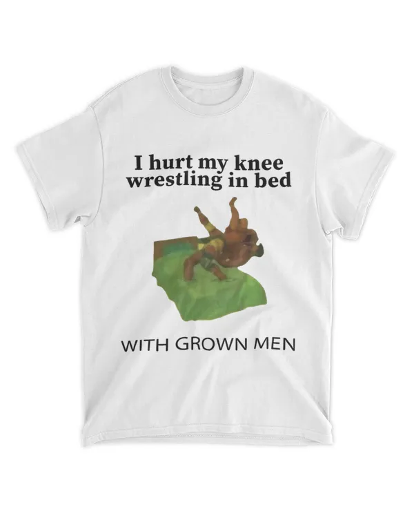 I hurt my knee wrestling in bed with grown men