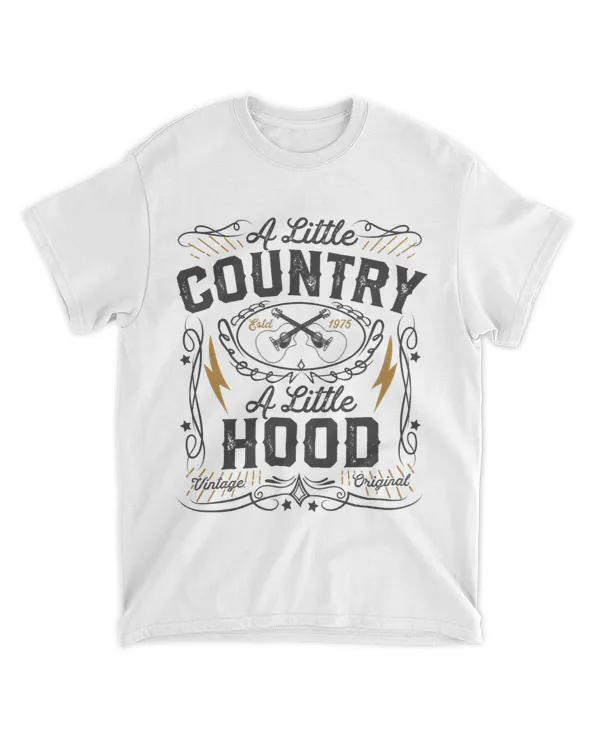 A Little Country A Little Hood Hip Hop Rap Music Womens Gift