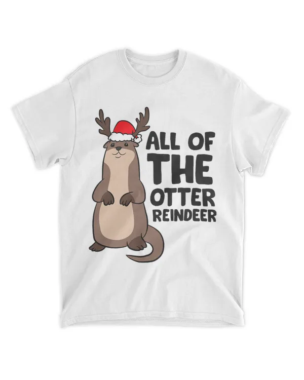 Otter Reindeer Christmas All Of The Otter Reindeer
