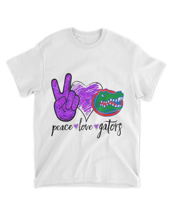 Peace Love Gators Crocodile Lovers Alligator