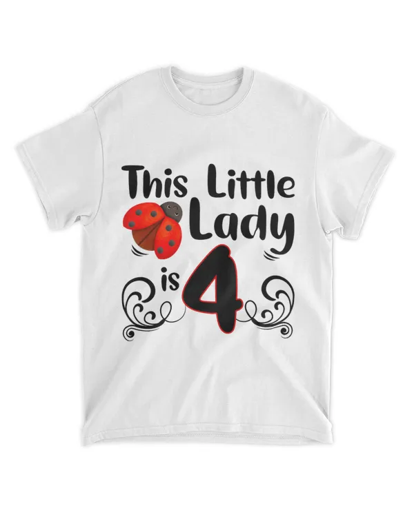 4 Year Old LadyBug Birthday Party Lady Bug Party 4th Gift
