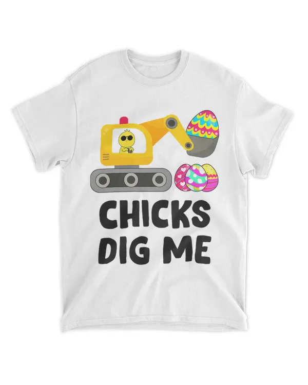 Chicks Dig Me Cute Easter Excavator With Dyed Eggs for boys 21