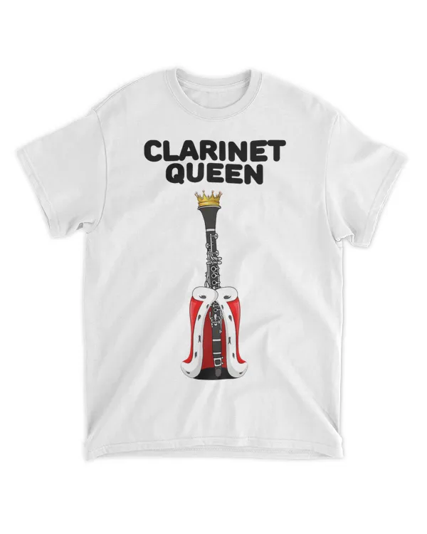 Clarinet Queen 2Womens Clarinet Tshirt 2Girls Clarinet 22