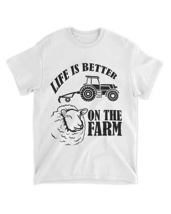 Tractor Sheep Agriculture Farmer