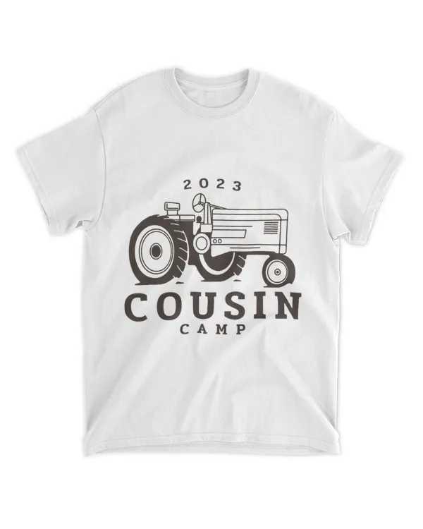 Matching Cousin Camp 2Shirt 2Farm Tractor Graphic