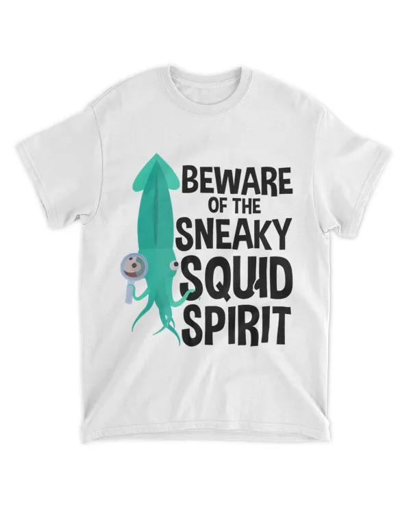 Funny Beware Of Sneaky Squid Spirit Seafood Lovers gift