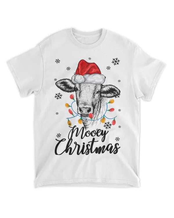 mooey christmas santa xmas lights 2s 2cow lover