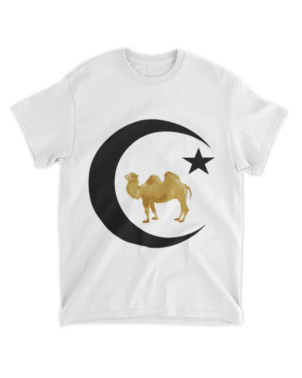 Moor Moorish American Crescent Moon and Camel