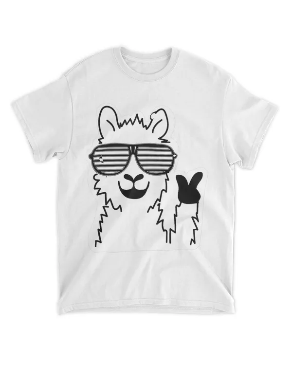 Funny Llama No Drama Llama Sunglasses Llama Gift Fun Alpaca 21