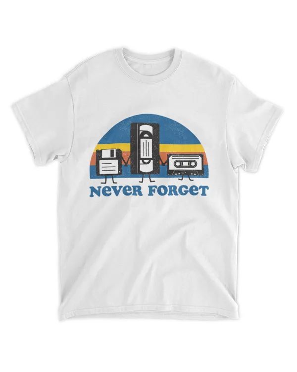 Never Forget Floppy Disk VHS and Cassette Tape 2