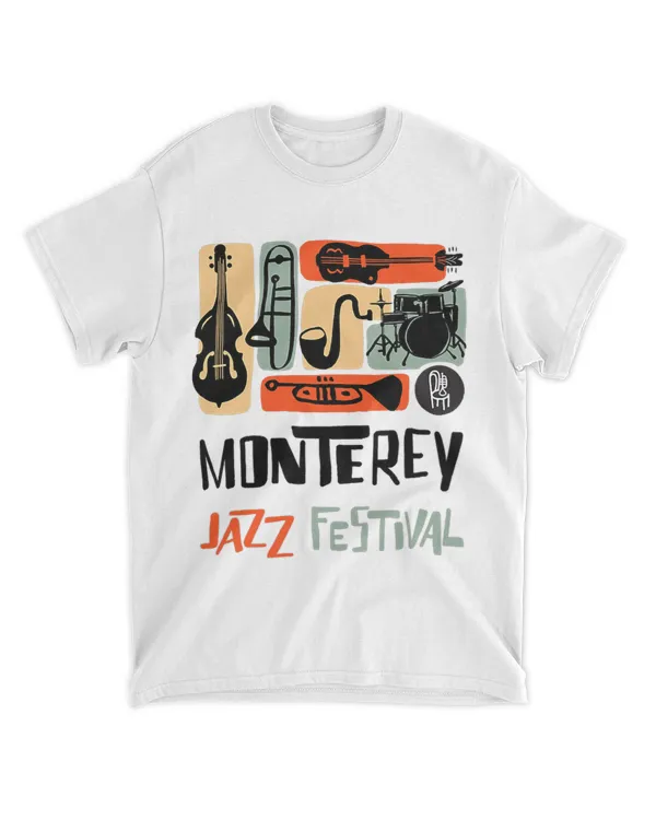 Monterey Jazz Festival Instrument Collage