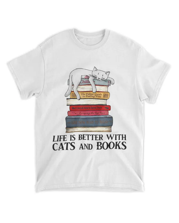 Life Is Better with Cats And Books QTCATB191222A14