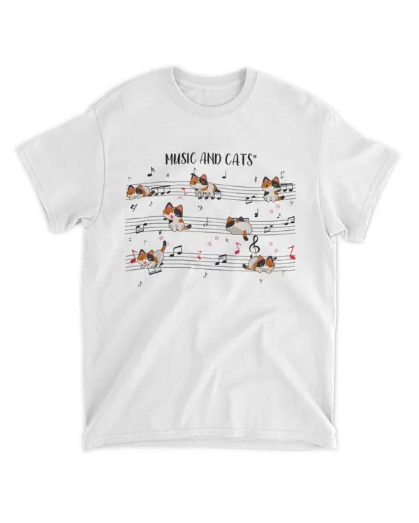 Calico Cat Playing Music Note Cat Gifts For Cat Dad Cat Mom HOC270323A3