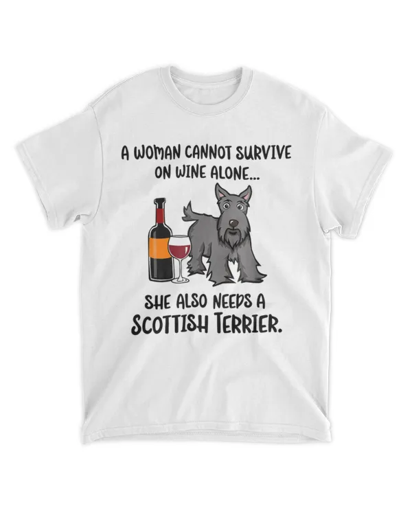 Funny Wine and Scottish Terrier HOD300323A8