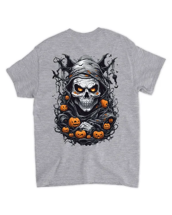 Skull Spectacle: Frightful Halloween-Themed Attire