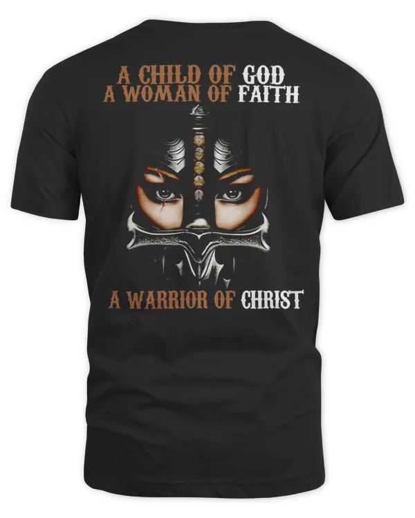 Knights Templar T Shirt - A Child Of God A Warrior Of Christ - Knights Templar Store