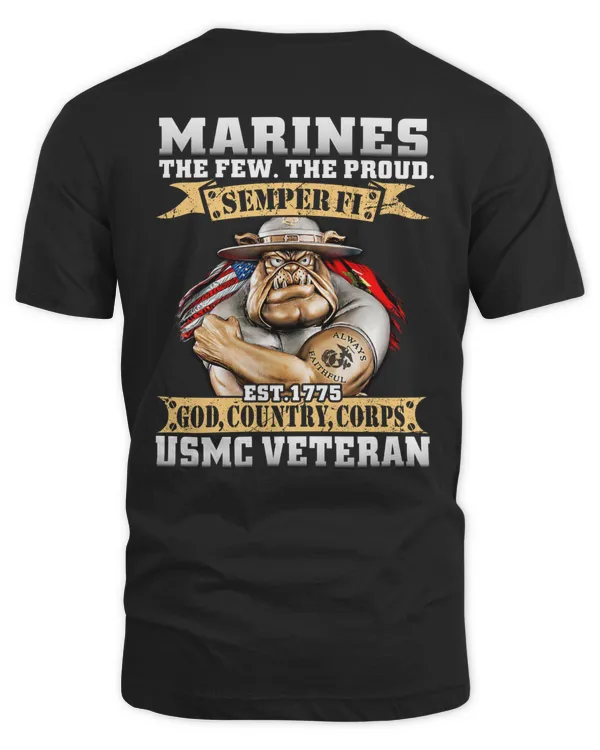 Marines The Few The Proud, USMC Veterans (Back)