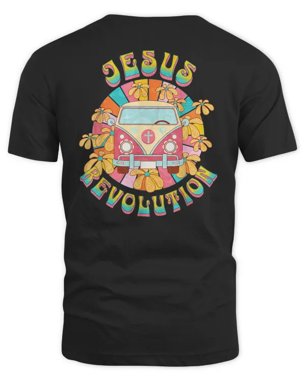 Jesus - Revolution People Retro Van Bus Christian Faith