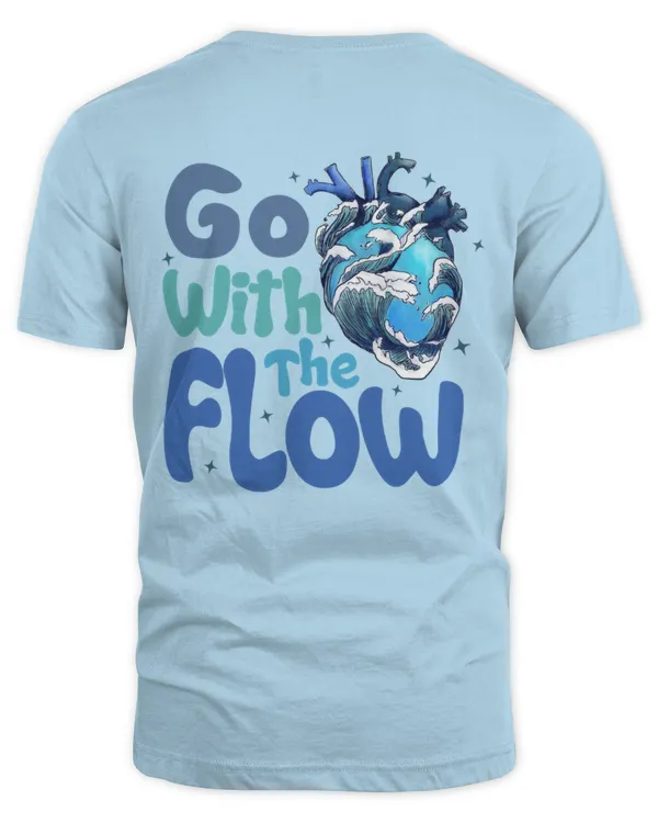 Go with the flow CVICU nurse shirt