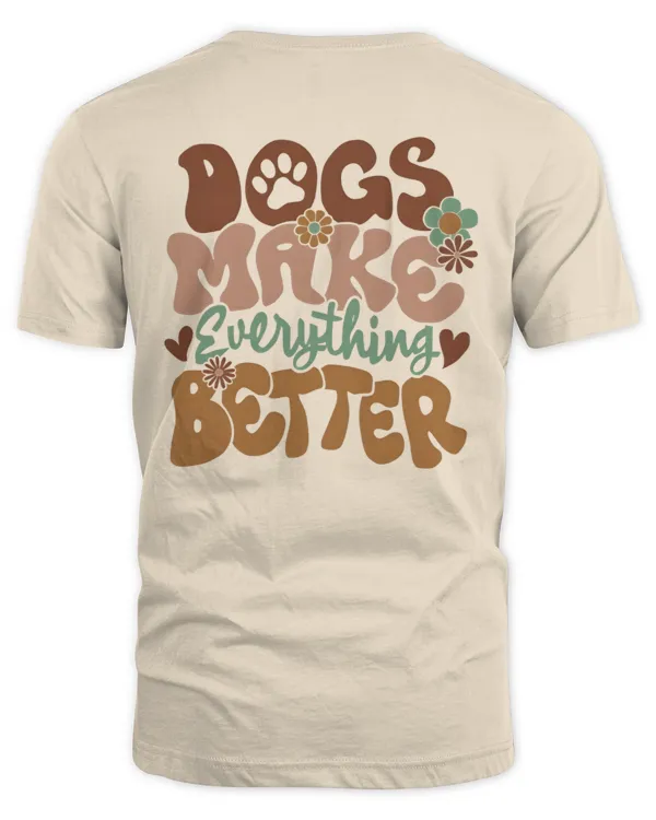 Funny Dog SweatShirt, Womens Dog Hoodie, Cute Dog Paw, Dog Mom, Dog Lover SweatShirt, Dog Sweater, Dogs Make Everything Better