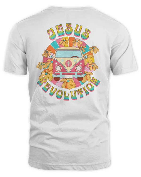 Jesus - Revolution People Retro Van Bus Christian Faith