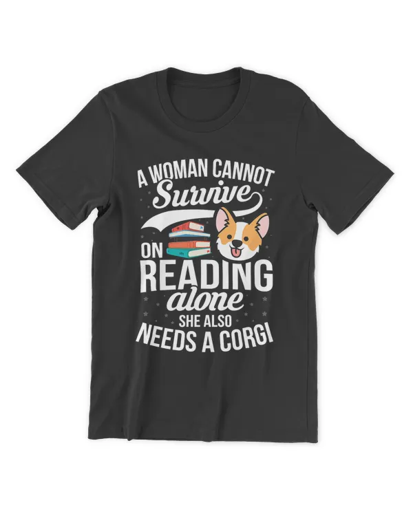 A Woman Cannot Survive on Reading Alone Corgi