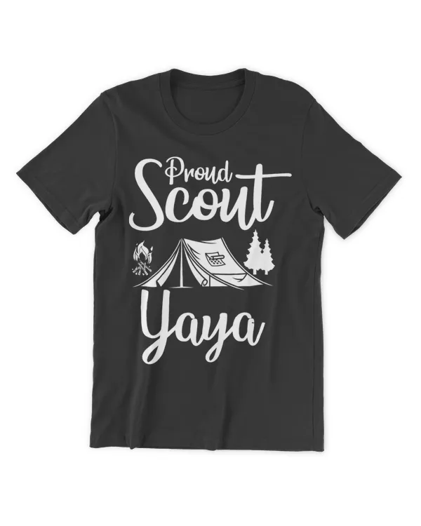 Camping Camp Proud Scout Yaya Camping Scouting Tent Scout Yaya Leader Camper