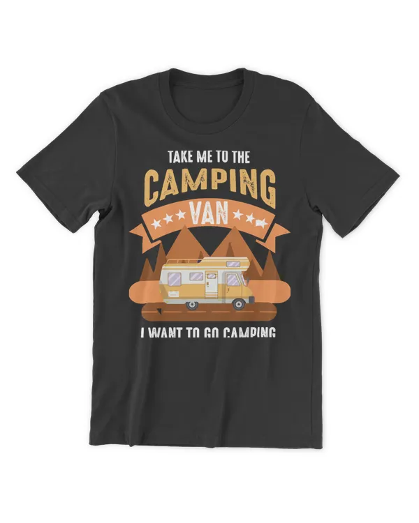 Camping Camp Van CamperCaravan Funny Camper