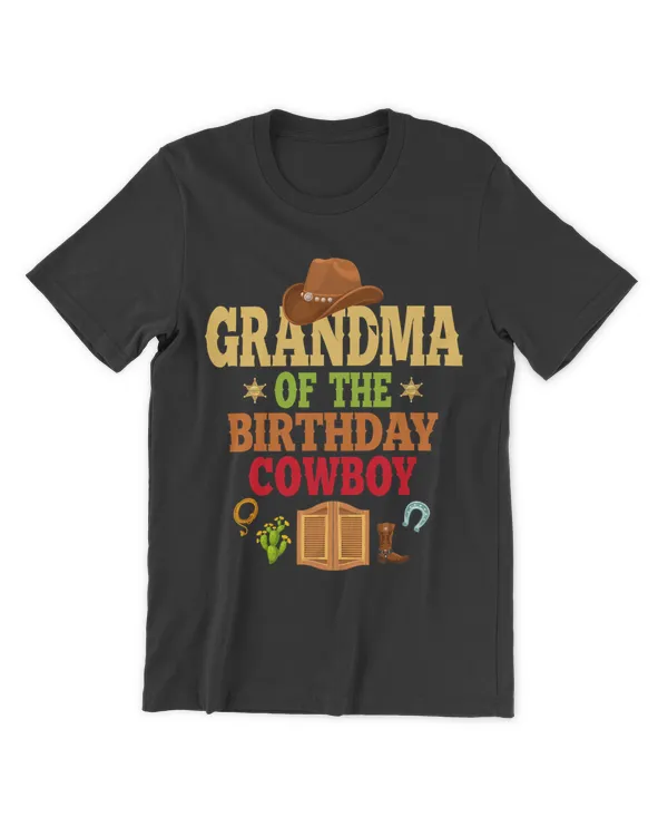Grandma of the Birthday Boy Cowboy Rodeo Bday Family Party