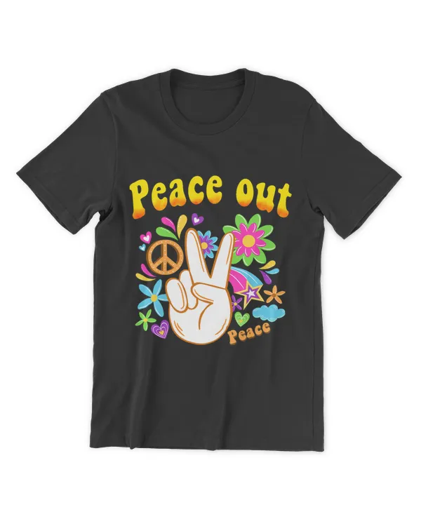 Hippie Costume Hippi Groove Peace Sign Flower Power 21