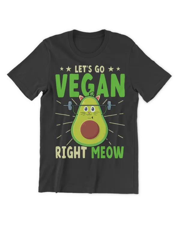 Lets Go Vegan Right Meow Workout Cat Fitness Vegetarian