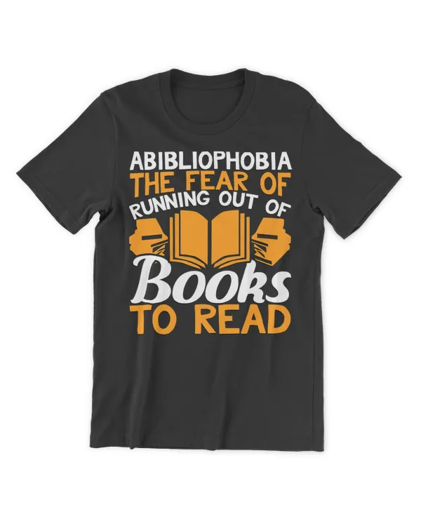 Books Abibliophobia Funny Reading Bookworm Reader Gift librarian readers