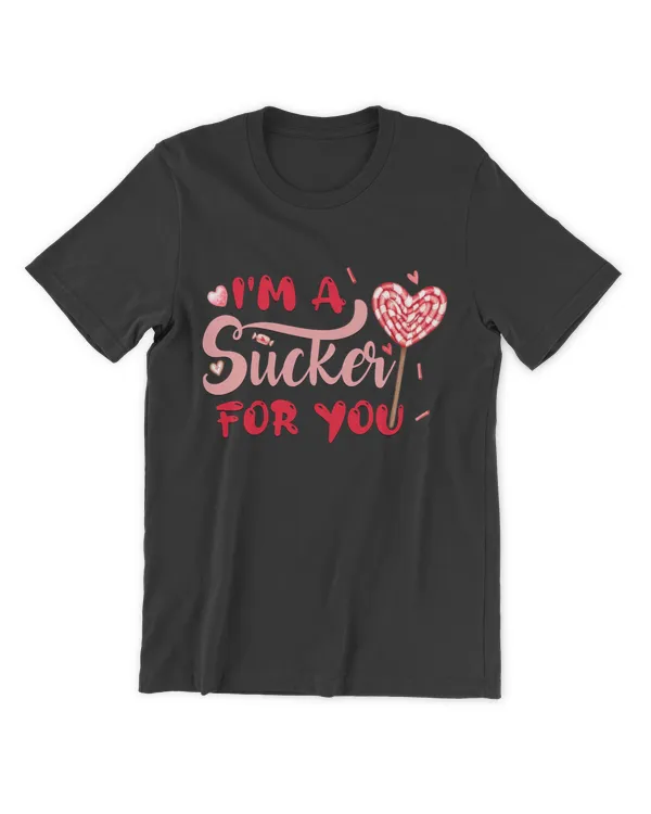 RD Valentines Sucker For You Lollipop Shirt