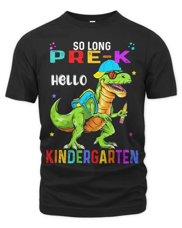 Kindergarten first day back to school students dinosaur boys