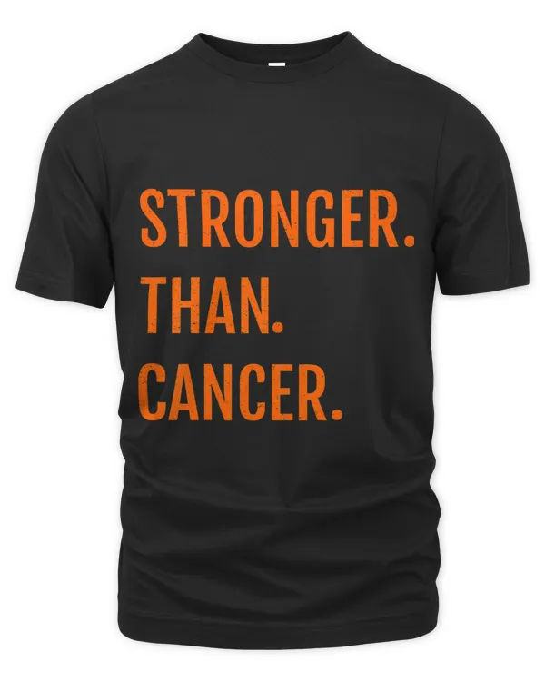 Kids Stronger than cancer Orange writingLeukemia cancer