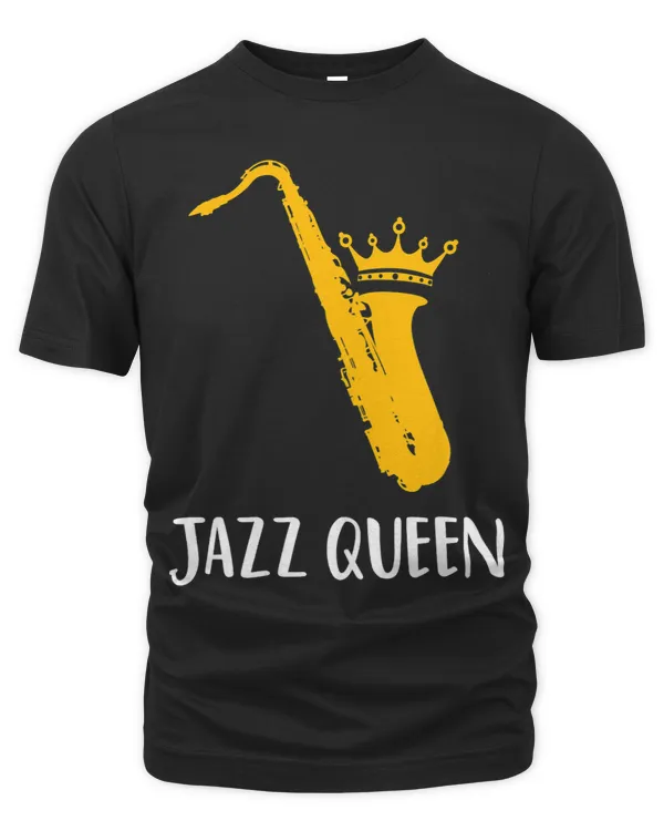 Womens Jazz Queen Saxophonist Gift Blues Musicians With Instrument