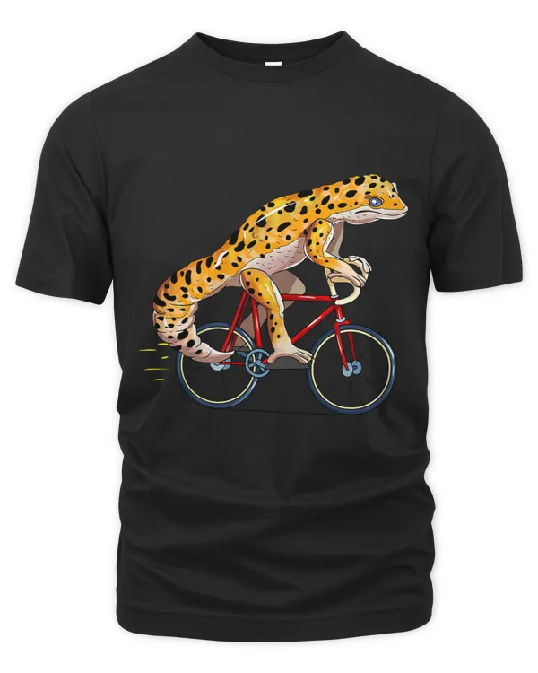 Gecko Riding Bicycle Cute Biker Cyclist
