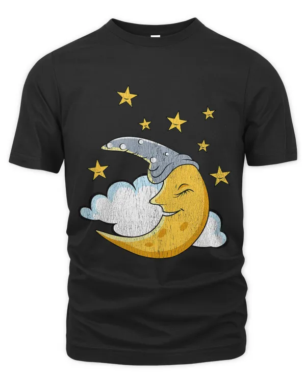 Funny Sleepy Moon Stars Cloud Pjs pajamas Gift