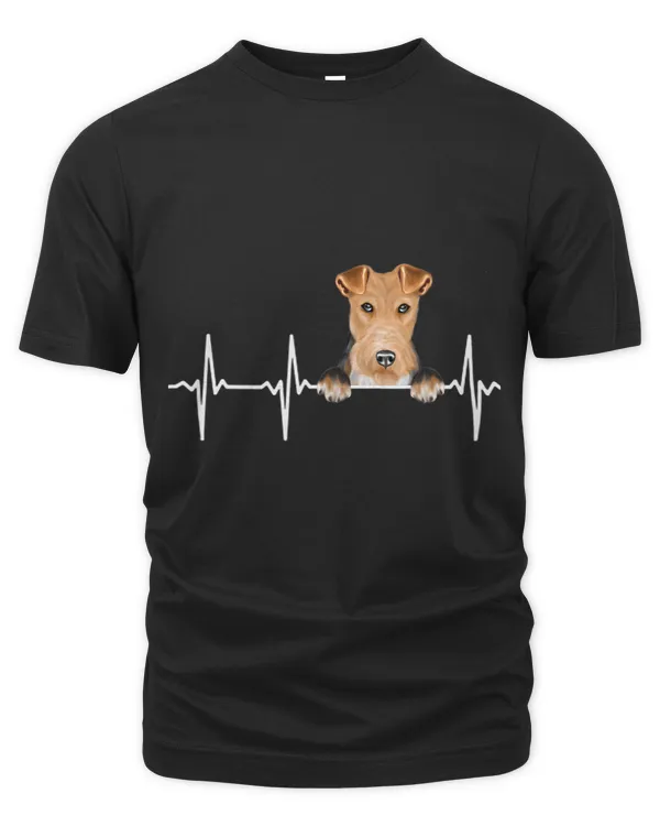 Funny Dog Heartbeat For Wire Fox Terrier Lovers