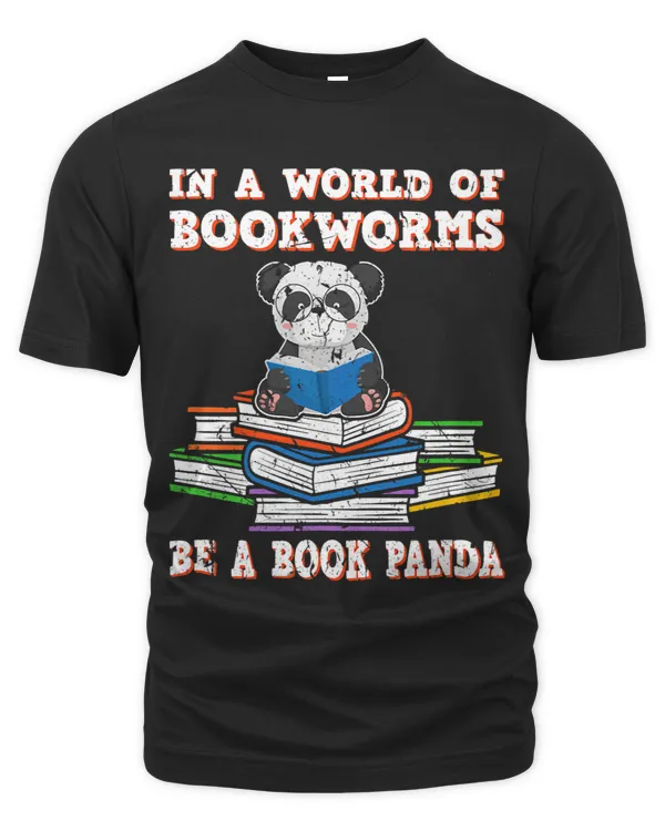 Bookworm Funny Reading Book Panda Reader