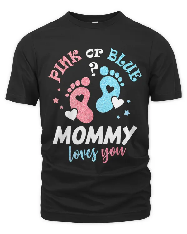 Pink Or Blue Mommy Loves You Baby Gender Reveal Party Shower