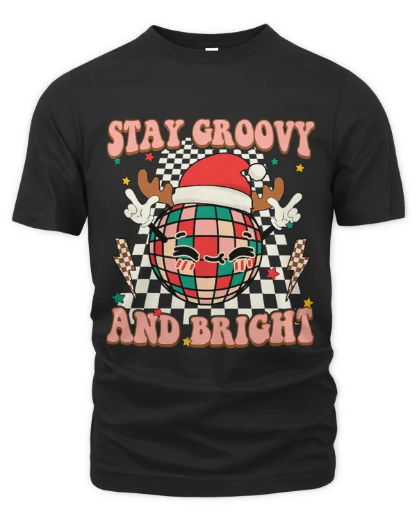 Stay Groovy And Bright Christmas Bauble Matching Xmas Pajama